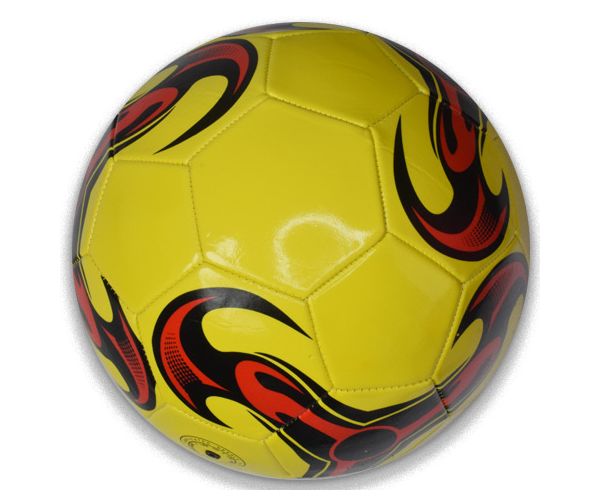 Színes mintás műbőr focilabda többféle változatban 22cm