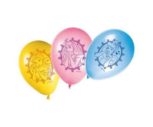 Disney Hercegnők színes party lufik 8db-os szett