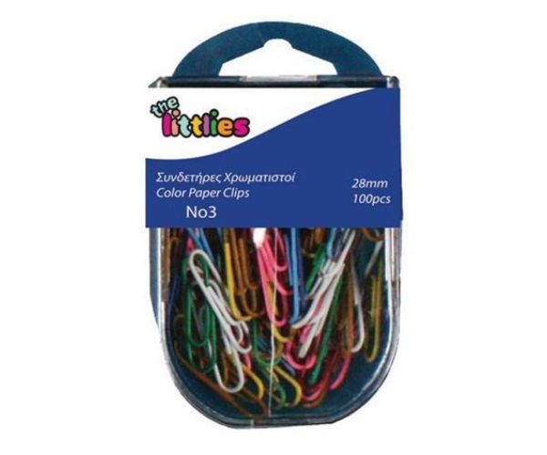 Színes gemkapocs szett 100db-os 28mm