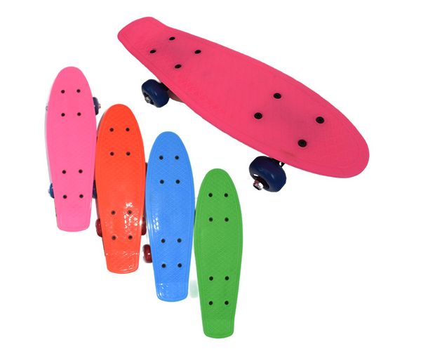 Színes Penyboard gördeszka többféle változatban 41,5cm