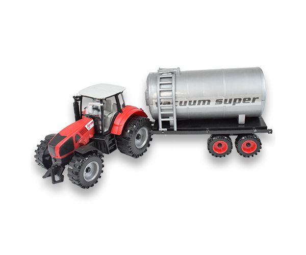 Farm Truck Series: Piros vagy zöld víztartályos traktor 46cm
