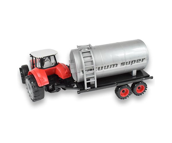 Farm Truck Series: Piros vagy zöld víztartályos traktor 46cm