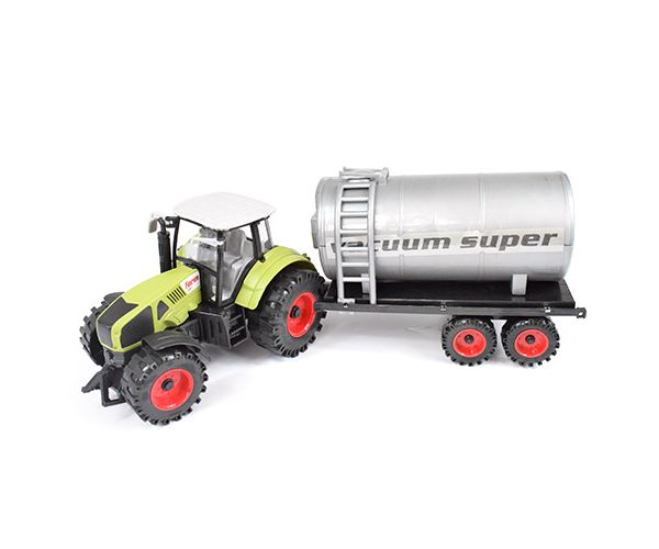 Farm Truck Series: Piros vagy zöld víztartályos traktor 46cm