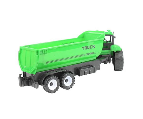 Farmer Truck: Mezőgazdasági traktor szett utánfutókkal 28cm