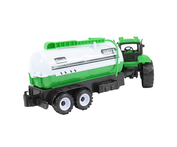 Farmer Truck: Mezőgazdasági traktor szett utánfutókkal 28cm