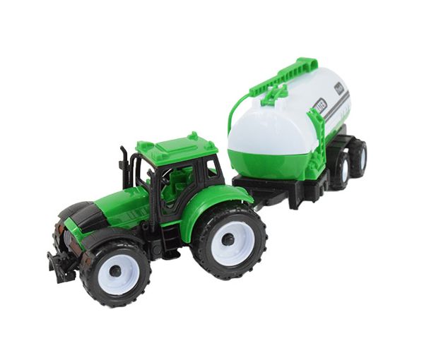 Farmer Truck: Három részes farmer traktor szett utánfutóval 28cm
