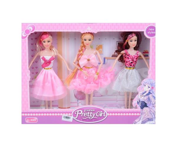 Fashion Girl: 3db-os divat baba szett 30cm-es