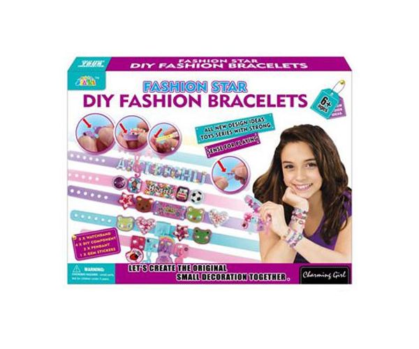 Fashion Star karkötőkészítő szett betűkkel és kiegészítőkkel