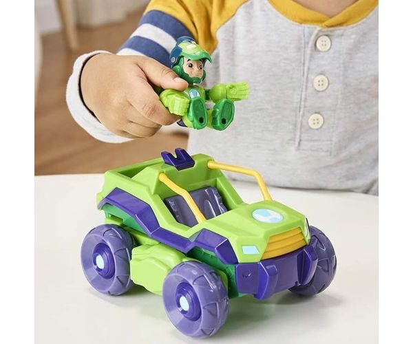 Marvel: Iron Man 2 v 1 Mech Hulk auto a figurková sada - Hasbro