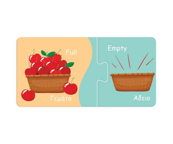 Luna: Moja prvá skladačka – Spoznajte protiklady! 10x2 kusové párové rozvojové puzzle