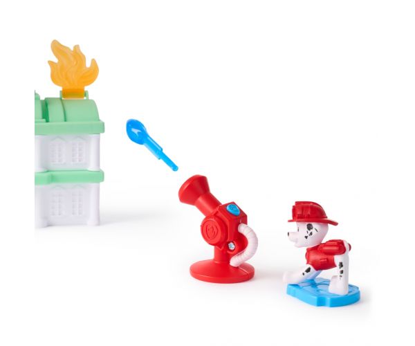 Paw Patrol: Fire Rescue hasi záchranár s figúrkou Marshalla – Spin Master