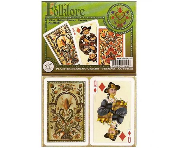 Luxus žolíkové karty - Folklore 2x55 kariet - Piatnik