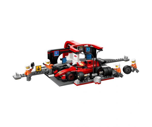 LEGO® City: F1®-ová boxová dráha a personál s autom Ferrari (60443)