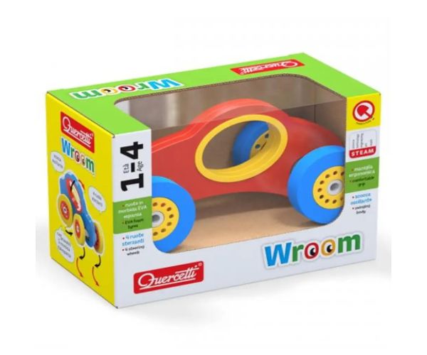 Quercetti: Wroom drevené autíčko