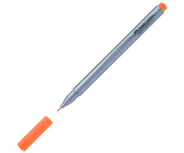 Faber-Castell: Grip Finepen liner 0,4mm oranžový