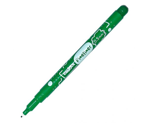Fineliner tűfilc marker zöld színű 0.5mm - Carioca