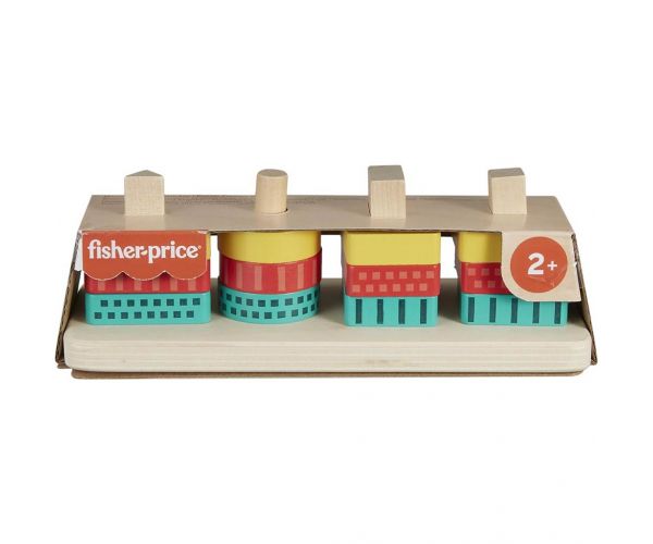 Fisher-Price: Wood Fa formarakosgató fejlesztő játék - Mattel