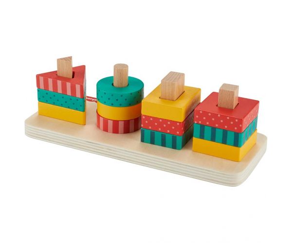 Fisher-Price: Wood Fa formarakosgató fejlesztő játék - Mattel