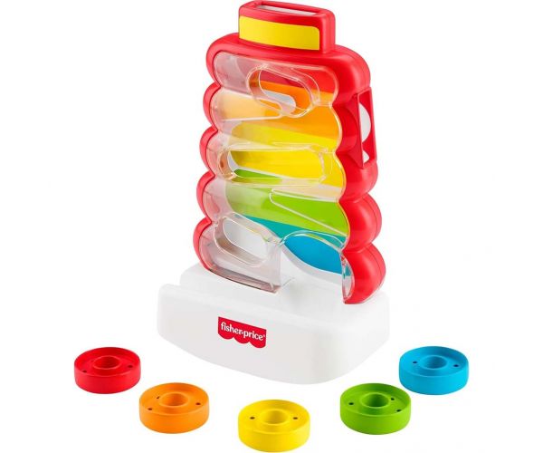 Fisher-Price: Zsupsz gyűrűtorony játékszett - Mattel