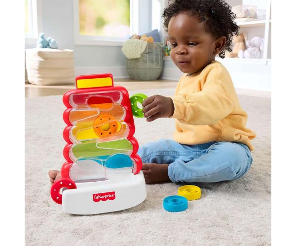 Fisher-Price: Zsupsz gyűrűtorony játékszett - Mattel