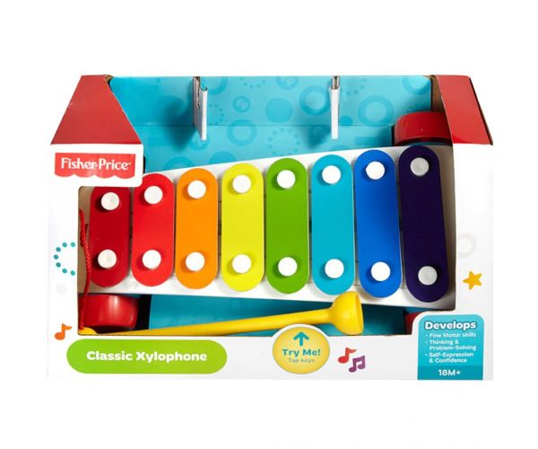 Fisher Price: Klasszikus xilofon játékhangszer - Mattel