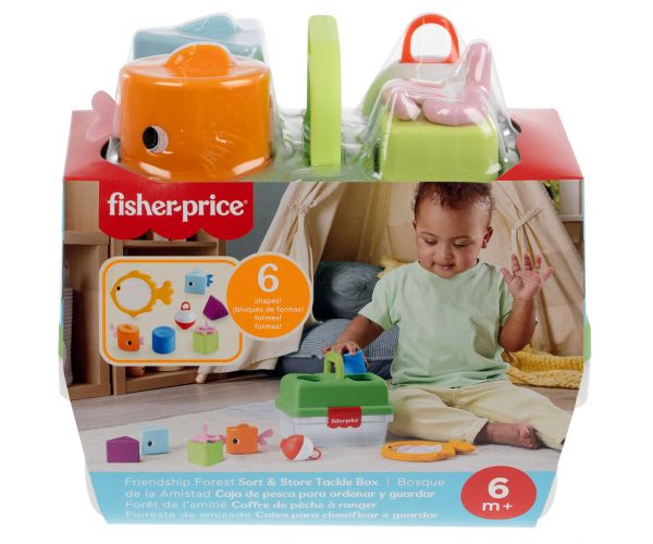 Fisher-Price: Formaválogató csalis doboz - Mattel