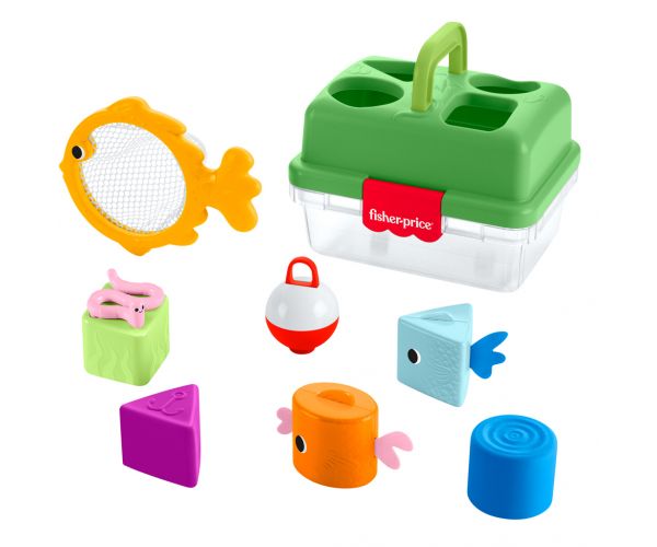 Fisher-Price: Formaválogató csalis doboz - Mattel