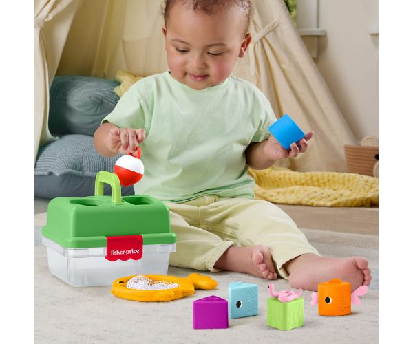 Fisher-Price: Formaválogató csalis doboz - Mattel