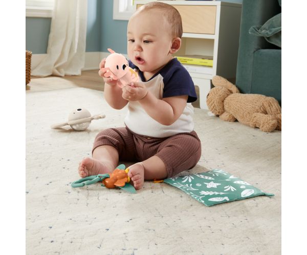 Fisher-Price: Sensimals Helló érzékelés 4 db-os bébi játékszett - Mattel