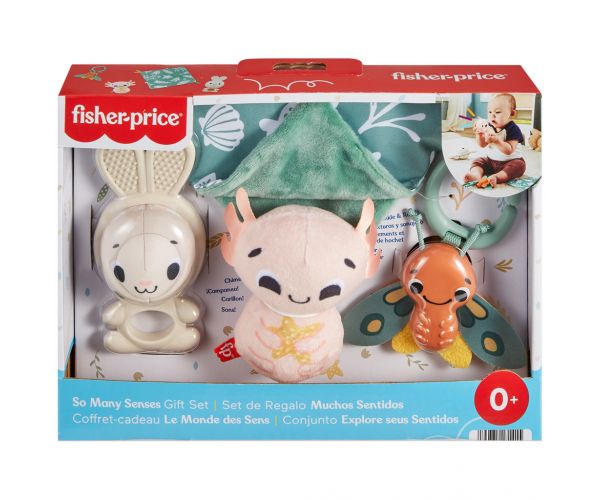 Fisher-Price: Sensimals Helló érzékelés 4 db-os bébi játékszett - Mattel