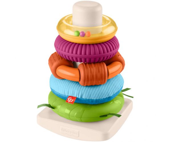 Fisher-Price: Sensory Rock-A-Stack™ gyűrűpiramis - Mattel