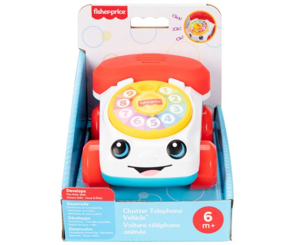 Fisher-Price: Tili-toli fecsegő telefon kisautó - Mattel