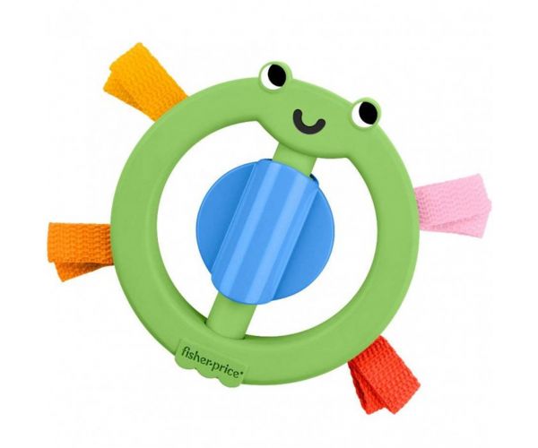Fisher-Price: Békás vidám állatos rágóka - Mattel
