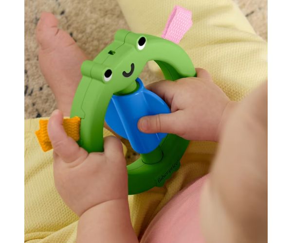 Fisher-Price: Békás vidám állatos rágóka - Mattel