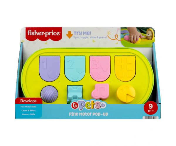 Fisher Price: Pop-up állatos bújócska - Mattel