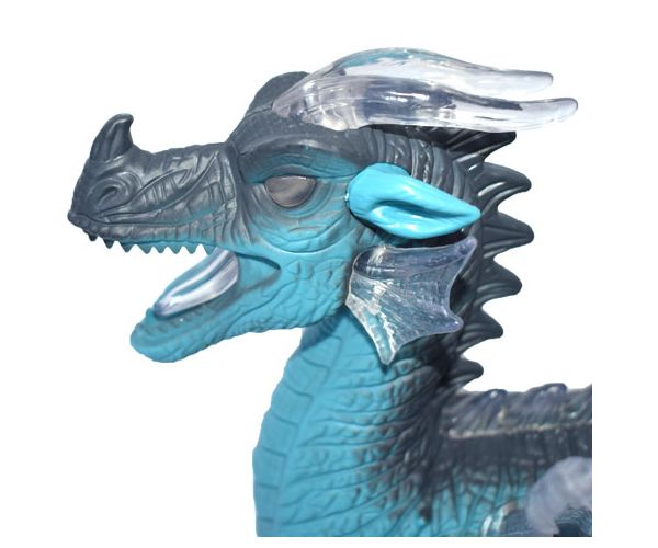 Elemes sárkány figura fénnyel 25cm