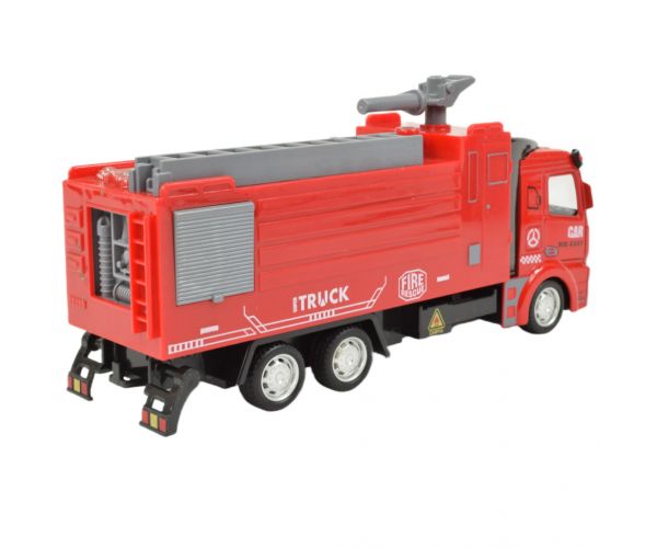 Fire Rescue: Lendkerekes tűzoltóautó víz agyúval 19cm