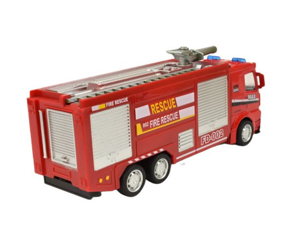 Fire Rescue: Lendkerekes tűzoltósági kamion fénnyel és hanggal többféle változatban 19cm 1db