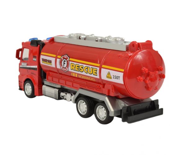 Fire Rescue: Lendkerekes tűzoltósági kamion fénnyel és hanggal többféle változatban 19cm 1db