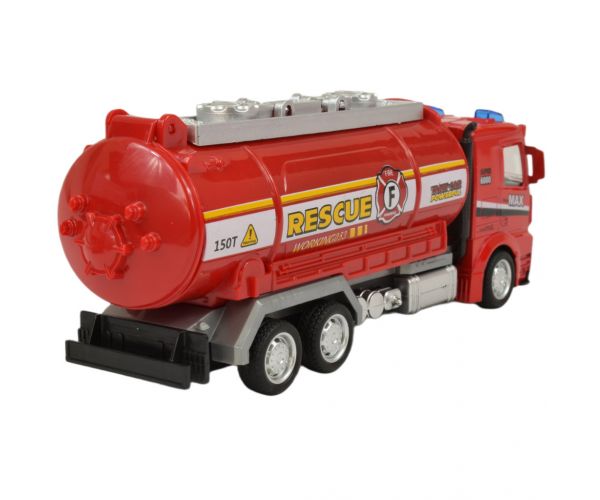 Fire Rescue: Lendkerekes tűzoltósági kamion fénnyel és hanggal többféle változatban 19cm 1db