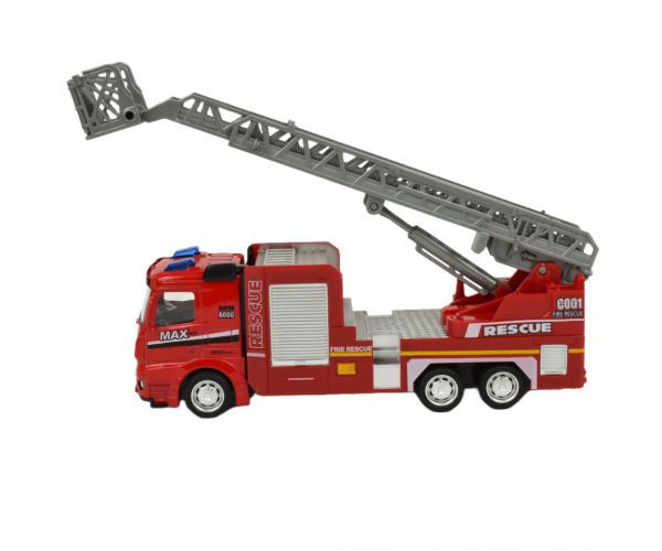 Fire Rescue: Lendkerekes tűzoltósági kamion fénnyel és hanggal többféle változatban 19cm 1db