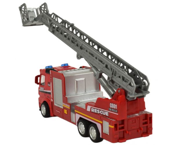 Fire Rescue: Lendkerekes tűzoltósági kamion fénnyel és hanggal többféle változatban 19cm 1db