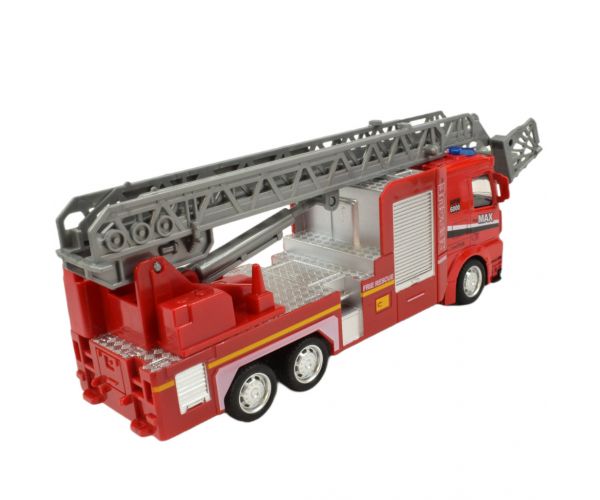 Fire Rescue: Lendkerekes tűzoltósági kamion fénnyel és hanggal többféle változatban 19cm 1db