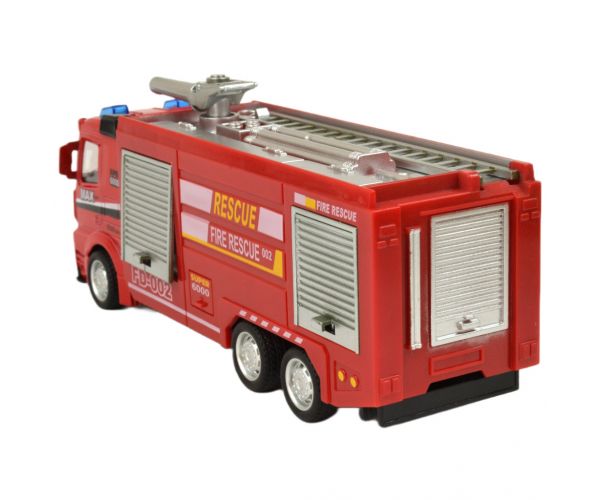 Fire Rescue: Lendkerekes tűzoltósági kamion fénnyel és hanggal többféle változatban 19cm 1db