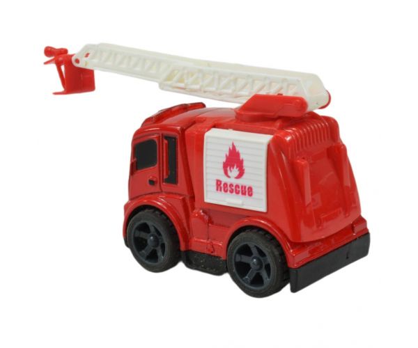 Fire Rescue: Tűzoltósautó kétféle változatban, lendkerekes kialakítással 1db