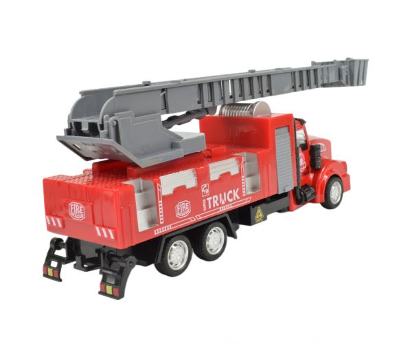 Fire Rescue: Lendkerekes tűzoltósági létrás kamion 22cm