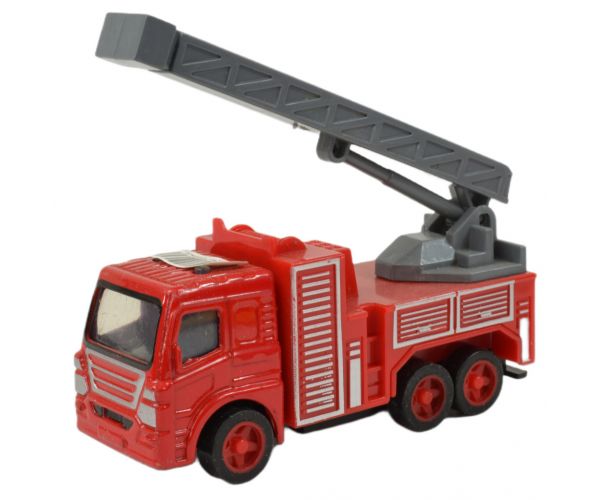 Fire Rescue: Lendkerekes tűzoltósági kamion többféle változatban 9,5cm 1db