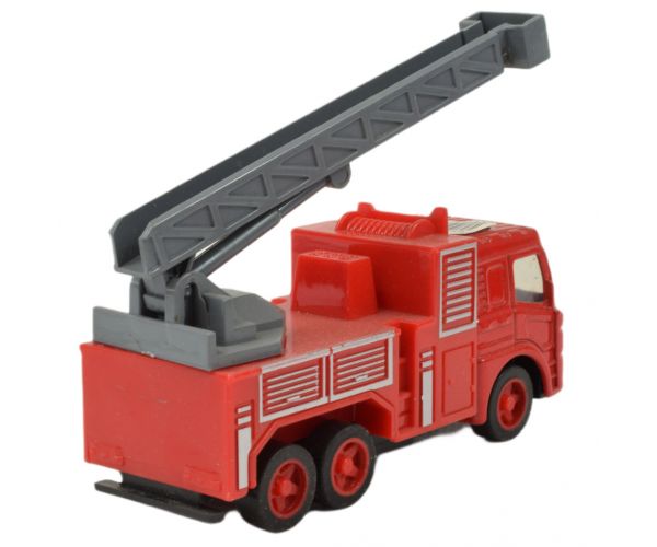 Fire Rescue: Lendkerekes tűzoltósági kamion többféle változatban 9,5cm 1db