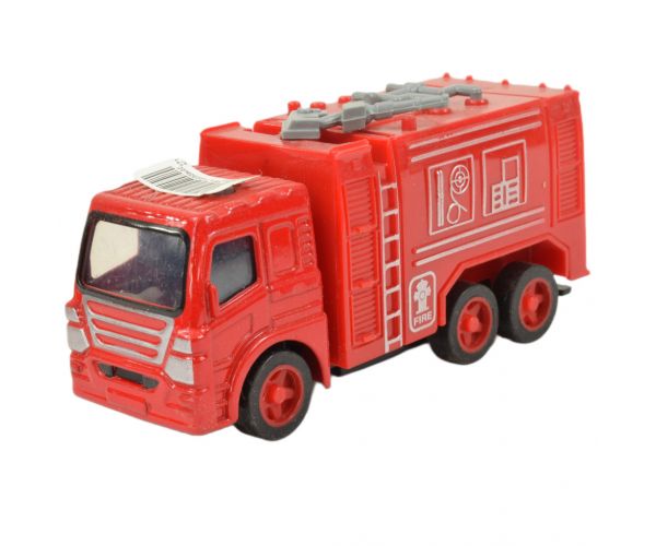 Fire Rescue: Lendkerekes tűzoltósági kamion többféle változatban 9,5cm 1db