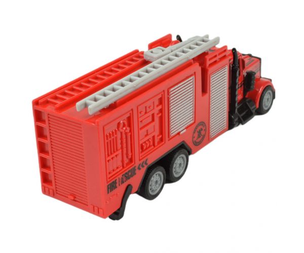 Fire Squad: Tűzoltó teherautó lendkerekes kialakítással kétféle változatban 1db